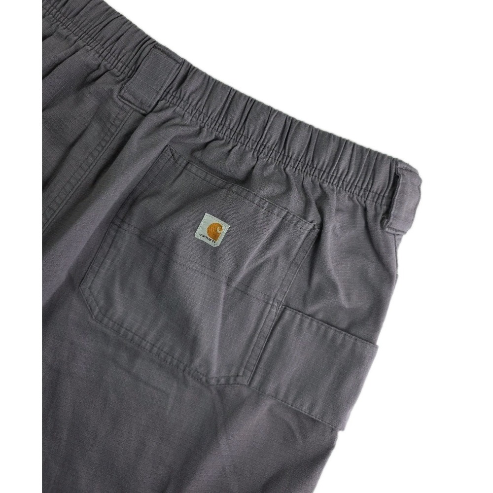Carhartt C54108 Mens XL Regular Ripstop 8 Pocket Cargo Scrub Pants Gray